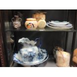 British ceramics, biscuit barrels etc