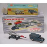 A Dinky gift set No. 990 (three cars missing) in original box, together with a Corgi gift set No.