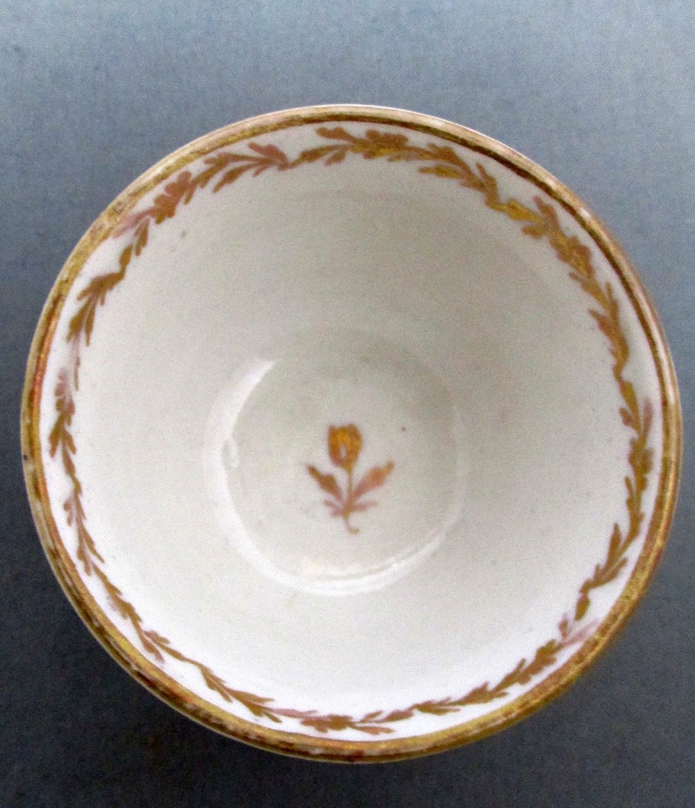 A pair of Meissen tea bowls for the Ottoman market and five others, the first pair gilt with - Image 13 of 14