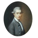 William Caddick of Liverpool (British, 1719-1794) Portrait of Thomas Hutton (1753-1782), aged 29