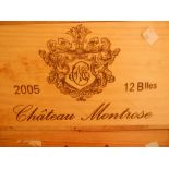 Chateau Montrose, St Estephe 2eme Cru 2005, 12 bottles in owc. Removed from the cellar of a local