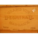 Chateau Desmirail, Margaux 3eme Cru 2000, 12 bottles in owc. Removed from the cellar of a local