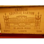 Chateau Leoville Barton, St Julien 2eme Cru 1999, 12 bottles in owc. Removed from the cellar of a