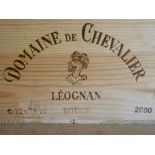 Domaine de Chevalier, Pessac Leognan Graves Cru Classe 2000, 12 bottles in owc. Removed from the