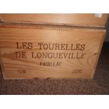 Les Tourelles de Longueville, Pauillac 2000, 12 bottles in owc. Removed from the cellar of a local