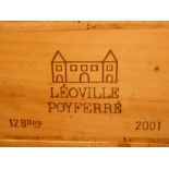 Chateau Leoville Poyferre, St Julien 2eme Cru 2001, 12 bottles in owc. Removed from the cellar of