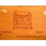 Chateau Leoville Poyferre, St Julien 2eme Cru 2001, 12 bottles in owc. Removed from the cellar of