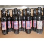 Rivesaltes rouge 1974, M. Chapoutier, 50cls, 12 bottles (labels stained or damaged)