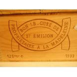 Chateau Curé Bon la Madeleine, St Emilion 1999, 12 bottles in owc. Removed from the cellar of a