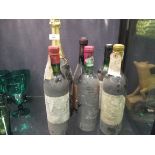 One bottle of Chateau Lagrange 1973, a magnum of Champagne and other various wines Fortnum and Mason