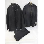 A policeman's three piece uniform comprising jacket bearing Metropolitan Police buttons, (W.382),