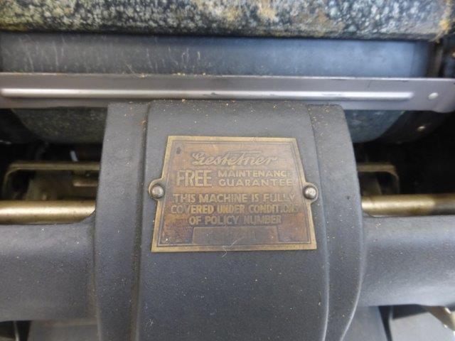 An early 20th Century Gestetner copying machine with metal cover. - Image 2 of 3