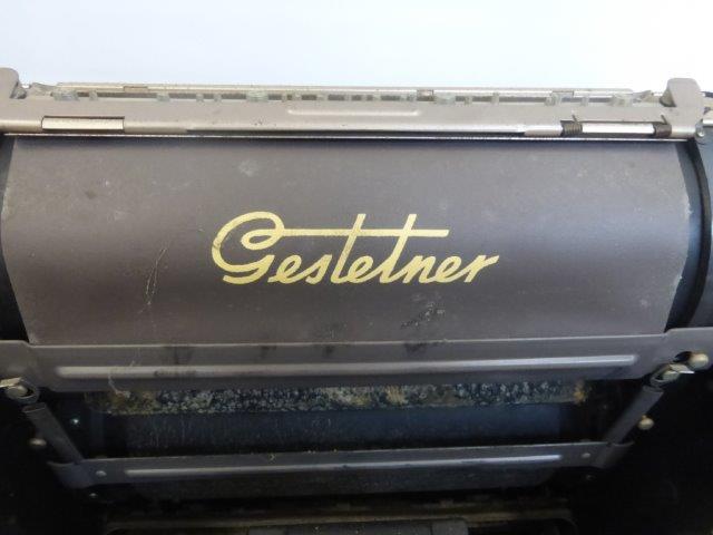 An early 20th Century Gestetner copying machine with metal cover. - Image 3 of 3