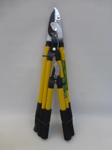 A set of three Green Blade power pruner, lopper and shears set.