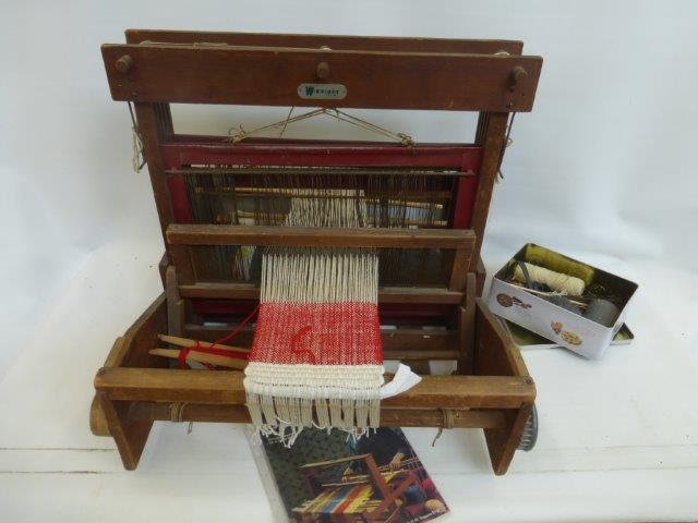 A Weavemaster loom and accessories.