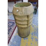 A vented chimney pot.