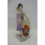 A Carlton ware limited edition 277/1250 Clarice Cliff Sunshine Girl figurine.