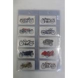Lambert & Butler cigarette cards. Motorcycles set of fifty, catalogued at £180.