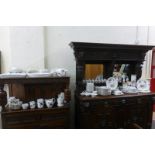 A comprehensive Royal Worcester Evesham pattern dinner service including tureens, storage jars,