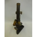 An R. and J. Beck, London No. 17770 microscope (uncased), full height 13 inches.