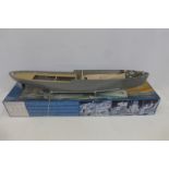 A part started Revell model kit, sale 1/72 Flower Class Corvette, H.M.C.S. SNOWBERRY.