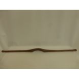 A 19th Century hardwood yoke, 53 inches long.