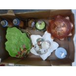 An assortment of mixed ceramics including Royal Crown Derby, Copeland Spode, Royal Doulton; also a