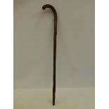 A 19th Century customs officer's rummage stick stamped Mole of Birmingham to the square tapering