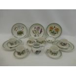An assortment of Portmerion of various designs including Botanic Garden, including dinner plates,
