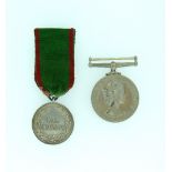 A Police Long Service and Good Conduct Medal, QEII, to Sergt. Thomas C. Hamilton, and a silver