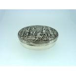 A George III silver Tobacco Box and cover, by Alexander J. Strachan, hallmarked London, 1816, of