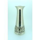 A Liberty & Co., Art Nouveau silver Conical Vase designed by Archibald Knox, hallmarked