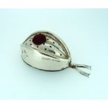 An Edwardian silver novelty Pin Cushion, in the form of a Glengarry, by Crisford & Norris Ltd.,