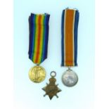 A W.W.1 group of three Medals, to 1139 Spr. S. E. Sayers. R.E., comprising 1914-15 Star, War and