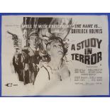 Vintage Movie Posters: Study in Terror, together with Joe Macbeth, The Man Without a Conscience, The