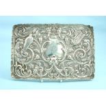 An Edwardian silver Dressing Table Tray, hallmarked, London, 1901, of rectangular form, with crimped
