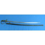 A German W.W.II period Army Officer's dress Sword and scabbard, by Holler Solingen, with wire