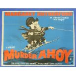 Vintage Movie Posters: Murder Ahoy, together with How to Murder a Rich Uncle, Davey, The Last