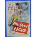 Vintage Movie Posters: The Lady is Willing, together with The Man I Love, I Want You, and Cattle