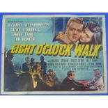 Vintage Movie Posters: Eight O'Clock Walk, together with The Blind Goddess, Yield to the Night,
