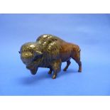 A Beswick pottery Bison, MN.1019, gloss, 5¾in (14.5cm) high.