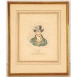 M. Gaucci, lithographer. 'Mr. Henry Alkin, alias Ben Tally O'. Hand-coloured lithograph, used for