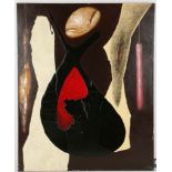 Felix Mayo, Spanish, b.1948, abstract composition,