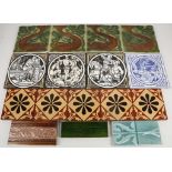 Minton's series tiles by Moyr Smith, Edward the Martyr, The Armada in Sight, Edy and Elgiva,