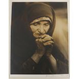 Gustave Presser, two photographic portraits 'Mother Teresa', signed and dated 1934. (Many exhibition