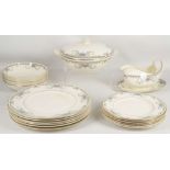 A Royal Doulton part dinner service from 'The Romance Collection',  'Juliet'  pattern (H5077),