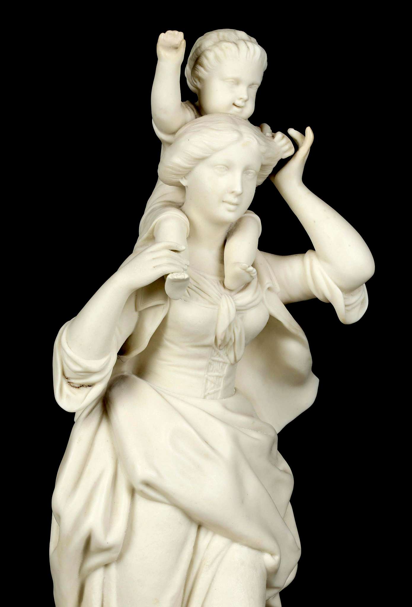 AN 'ART UNION OF GREAT BRITAIN' PARIAN FIGURE, late 19th century, modelled as a corseted woman - Image 2 of 6