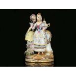 A MEISSEN FIGURE GROUP OF 'THE YOUNG BRIDE', 19th century, after the original 1775 version by M.V.