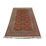 Pakistan Bokhara rug, 1.76m x 1.20m. Condition rating B.