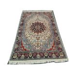 Pakistan Persian-design rug, 1.93m x 1.23m. Condition rating A/B.